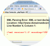 Firefox-XML-Parsing-Error